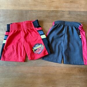⚡️3/$20 Kids Red and Gray Shorts Set - 2 pairs - 2T